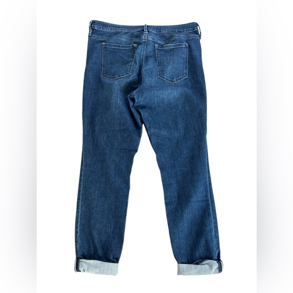ATHLETA Dark Wash SCULPTEK Blue Stretch Denim Jeans Women's Size 12 - Picture 5 of 5